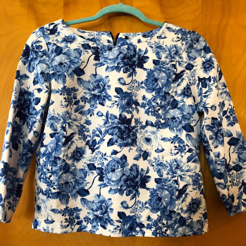 Toile Pattern 3/4 Sleeve Blouse